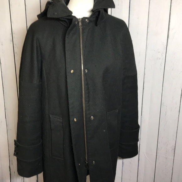 United Colors of Benetton Winter Coat Black - Picture 2 of 8